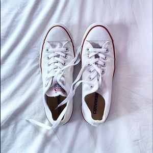 White Low Top Converse